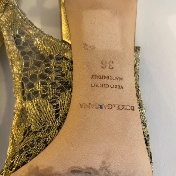 Dolce & Gabbana lace heels, authentic - Picture 4 of 5